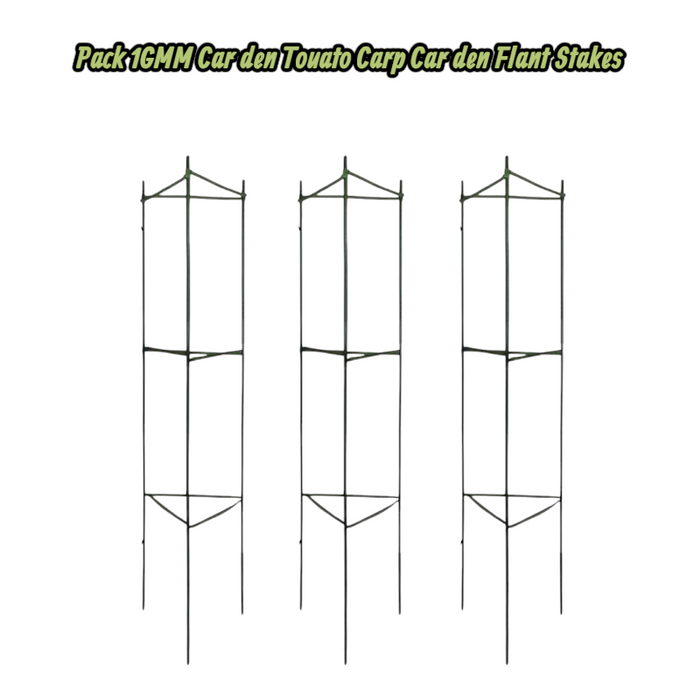 16MM Garden Tomato Cage Garden Plant Stakes-3Pack