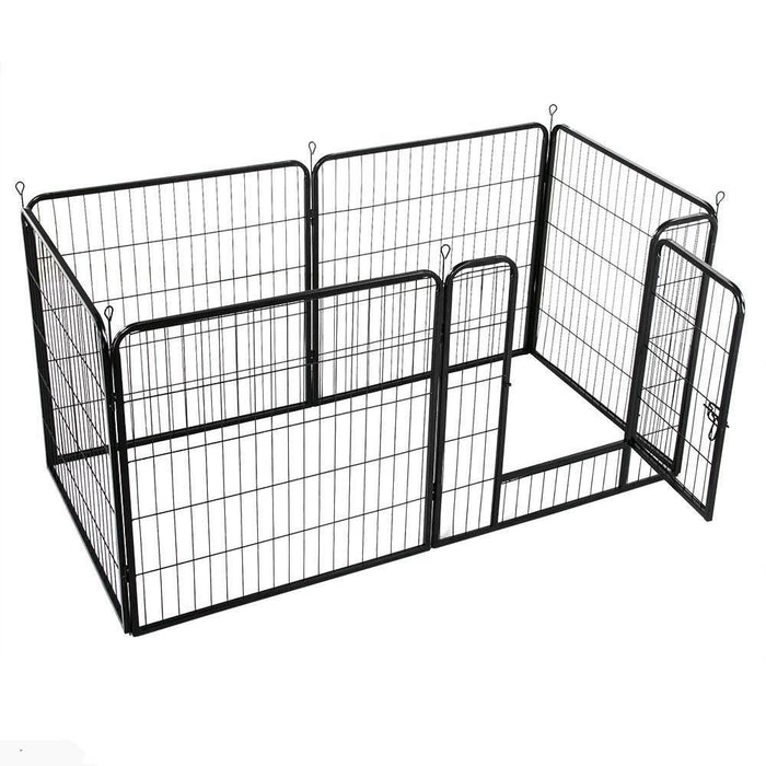 8 Panel Pet Playpen Fold Exercise Cage Fence Enclosure Dog Puppy