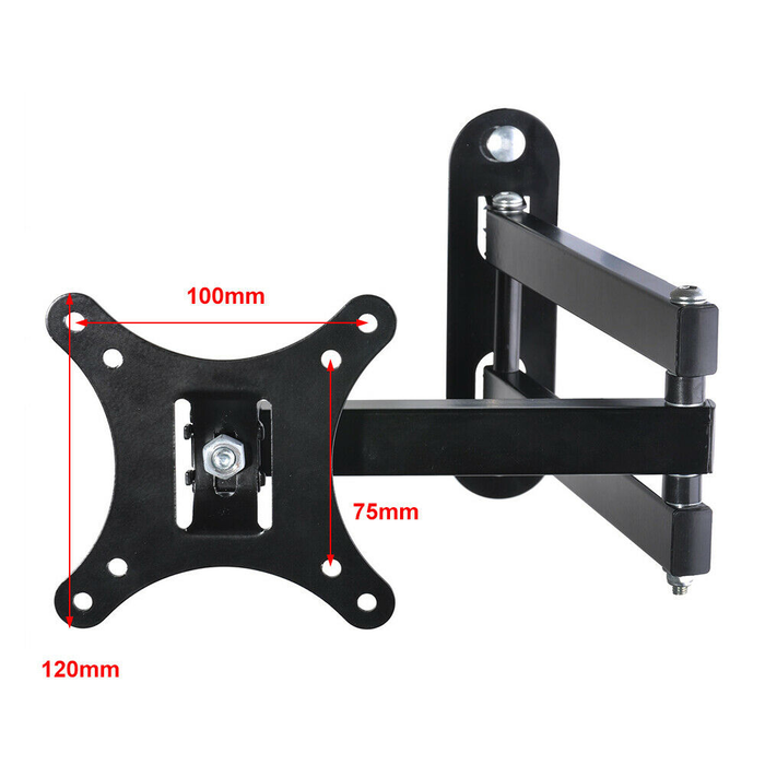 TV Wall Mount Bracket LCD LED Monitor 10"-27" TV Holder