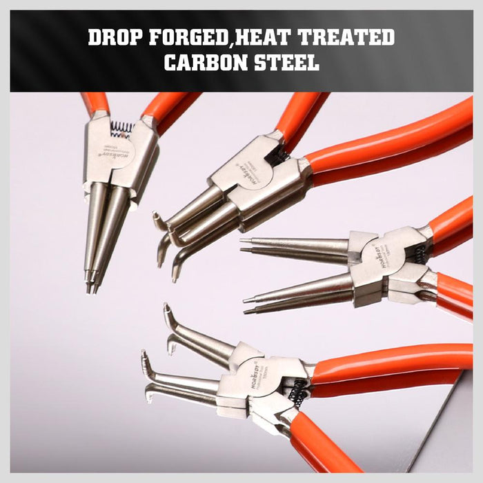 4pcs 7" Circlip Pliers Set