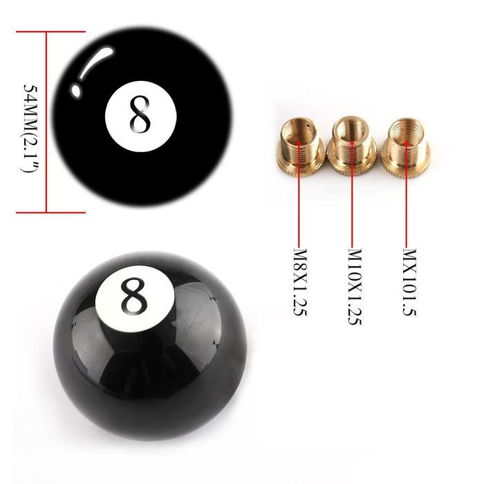 Black 8 Ball Car Gear Shift Knob