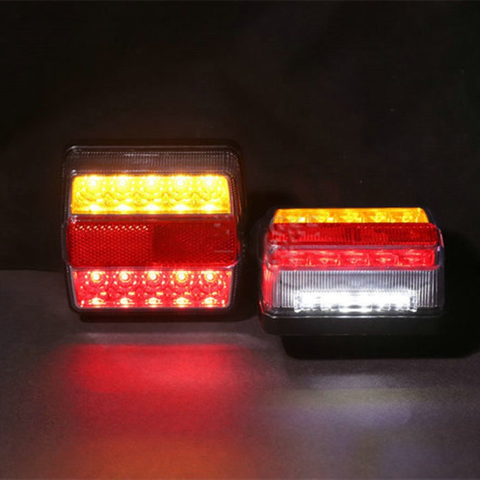 2X Submersible Trailer Tail lights LED Stop Tail Lights Kit