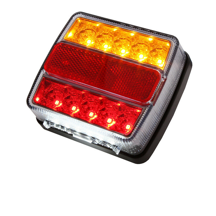 2X Submersible Trailer Tail lights LED Stop Tail Lights Kit