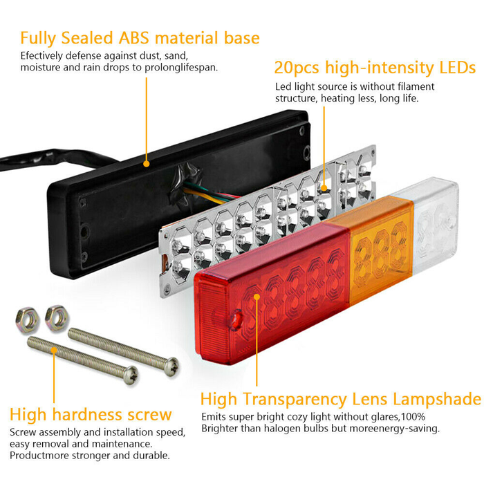 2 x 24V Tail Lights