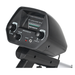 Metal detector with control panel on a white background