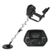 Metal detector with control panel on a white background