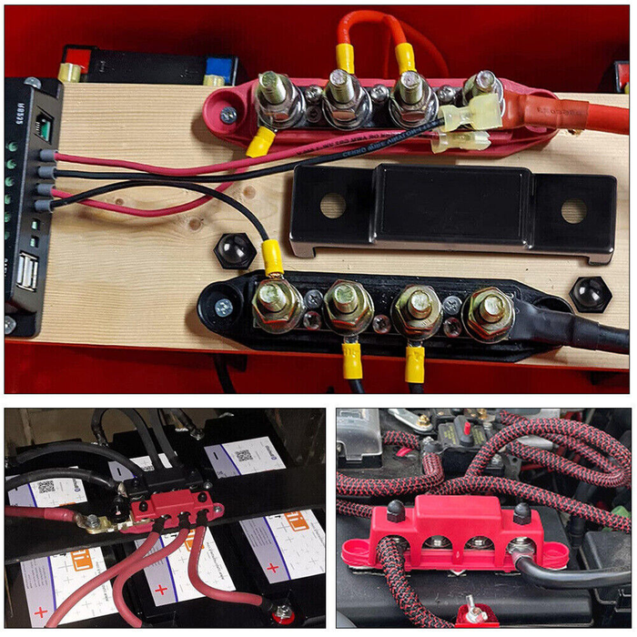 2PCS Battery Power Distribution Terminal Block Set