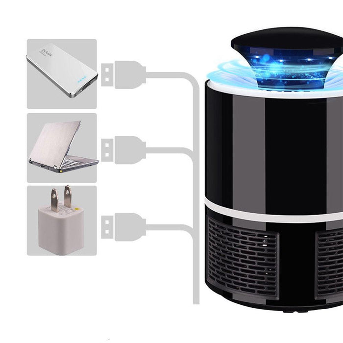 USB Mosquito Insect Killer Electric LED Light Fly Bug Zapper Trap Catcher Lamp