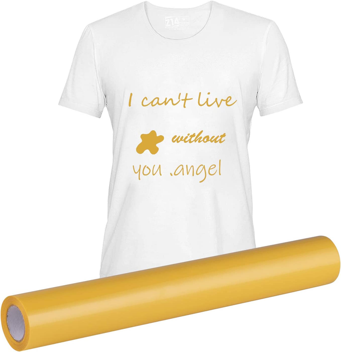 30x300cm Heat Transfer Vinyl Paper -  Yellow