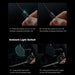 Instructions for using a wireless charging switch and ambient light switch.