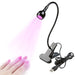 Nail lamp with USB cable on a white background
