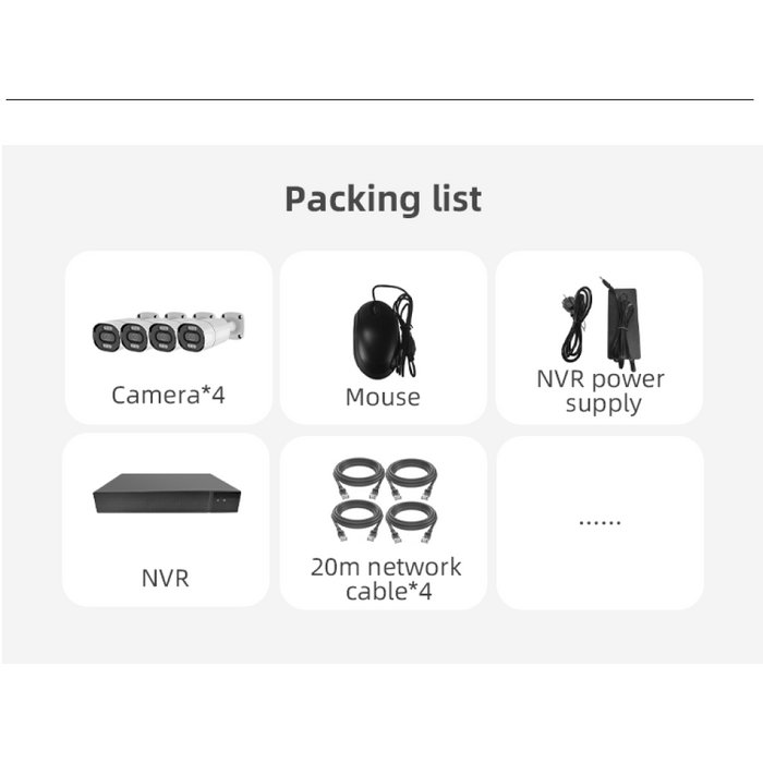 Vstarcam POE Security Camera System