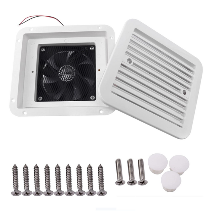 12V RV Caravan Exhaust Outlet Fan Air Ventilation Silent
