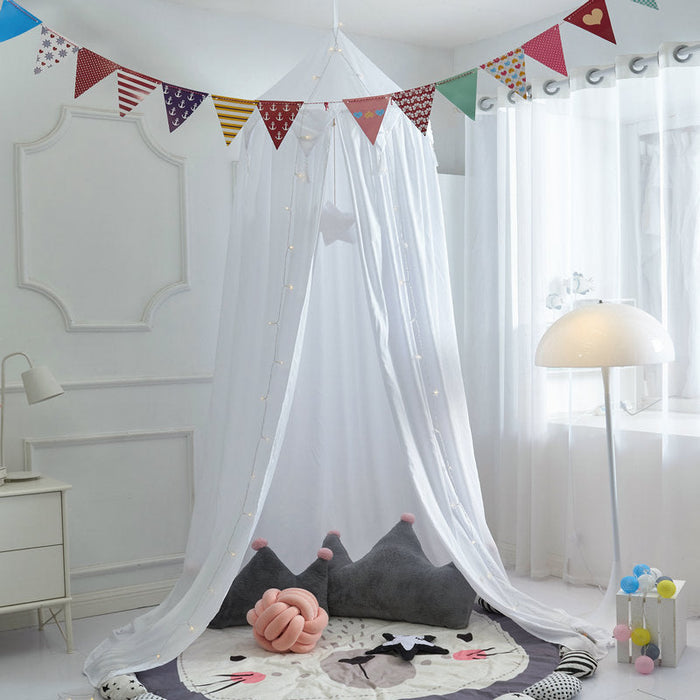 Kids Bed Canopy - White