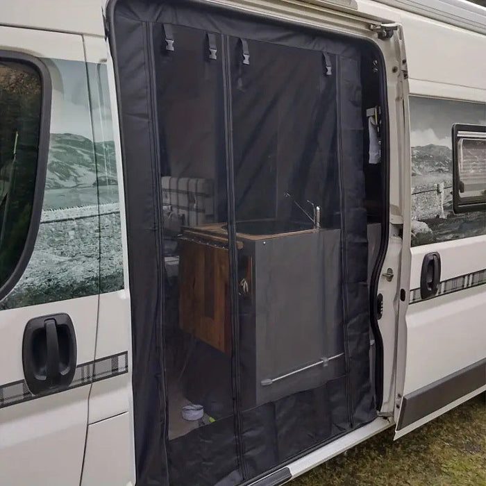 RV Door Curtain Mosquito/Fly Prevention Sunshade Curtain