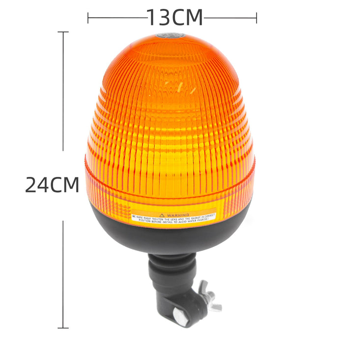 LED Emergency Flashing Amber Rotating Beacon Strobe Lights for Tractor 12v/24v