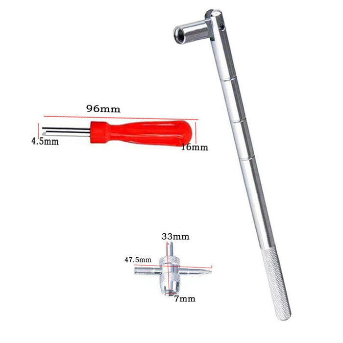 15PCS Tire Valve Stem Removal Tool Repair Kit
