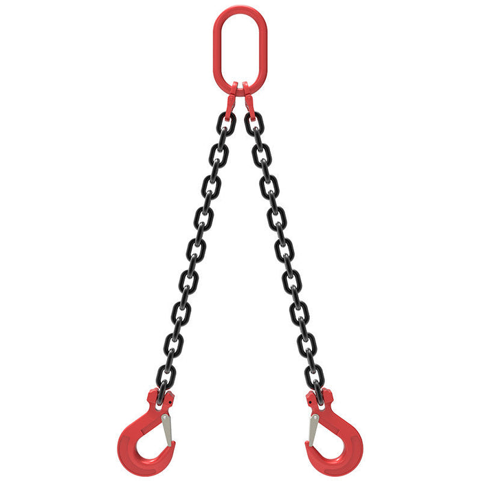 1m Heavy Duty Lifting Chain Sling Lifts 1 Ton With 2 Legs
