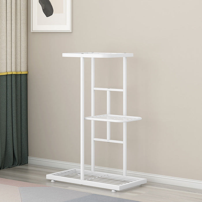 3 Layer Flower Stand Plant Shelf - White