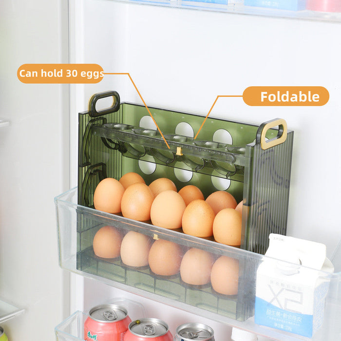 Refrigerator Egg Storage Box Holder Dispenser Organiser