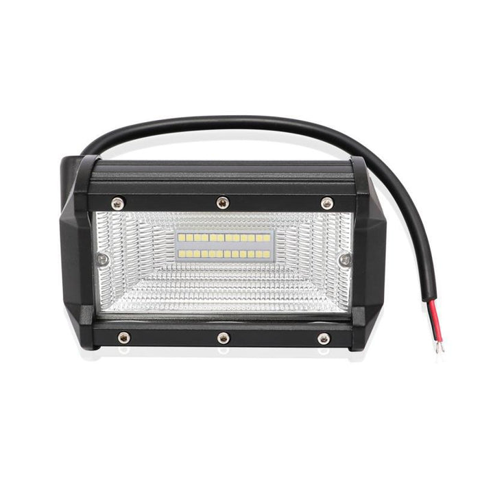 72W LED Work Light Bar Flood Lights 2 Pack for 4WD, Truck & SUV