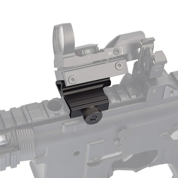 45 Degree Weaver/Picatinny Rail Scope Extended Riser Mount Laser Sight Flat