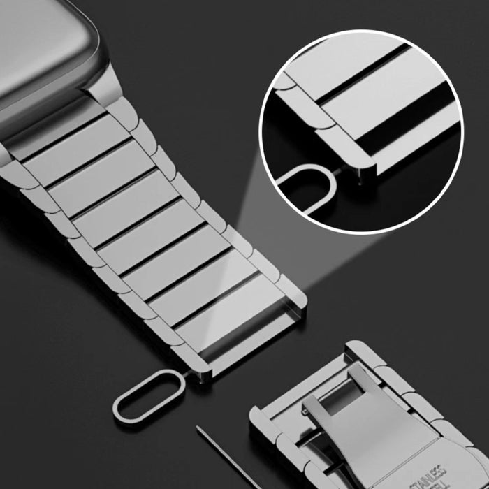 Ultra-Thin Solid Stainless-Steel Band Compatible with Apple Watch