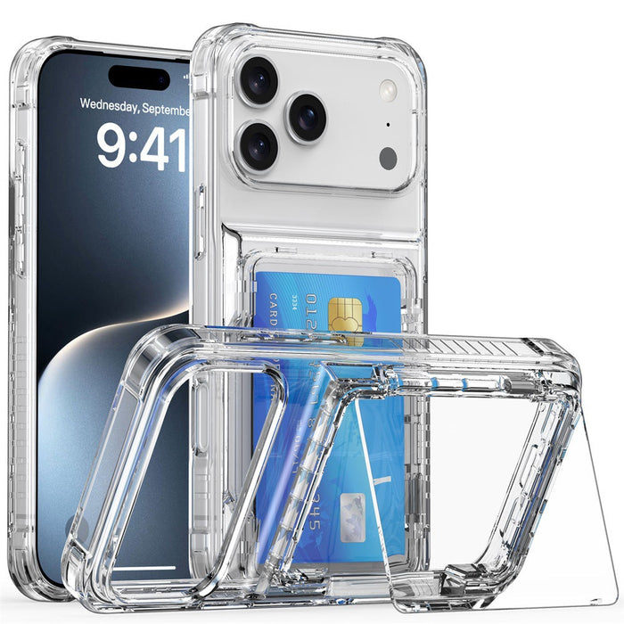 iPhone 17 Pro Case Clear Card