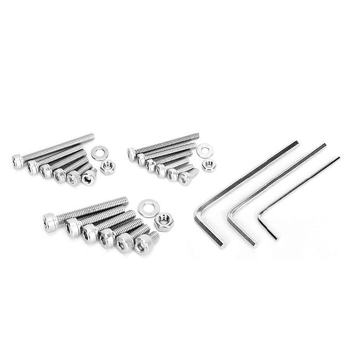 1080Pcs M2 M3 M4 Hex Button Head Socket Screw Stainless Steel
