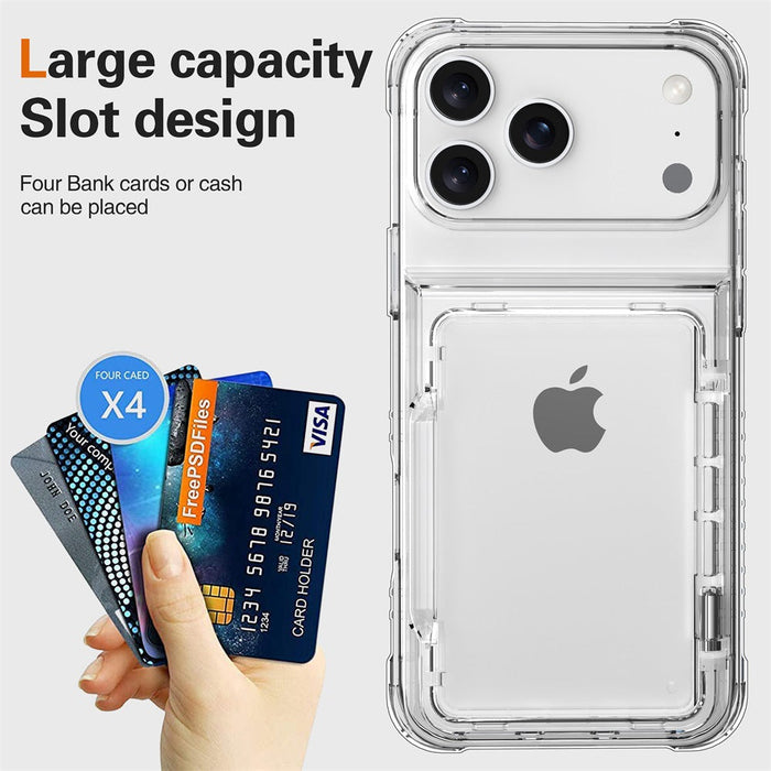 iPhone 17 Pro Case Clear Card