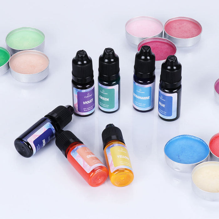 24 Colors Wax Melt Dye for Candle Making