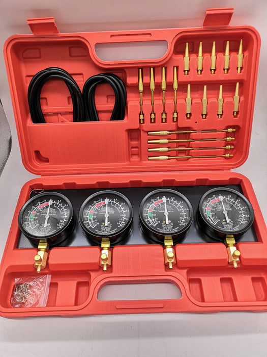 Fuel Vacuum Carburetor Synchronizer Kit Carb Sync Gauge Set