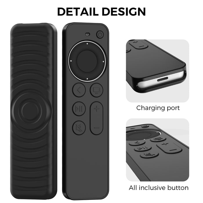 Silicone Case Compatible with 2021 2022 Apple TV Siri 4K