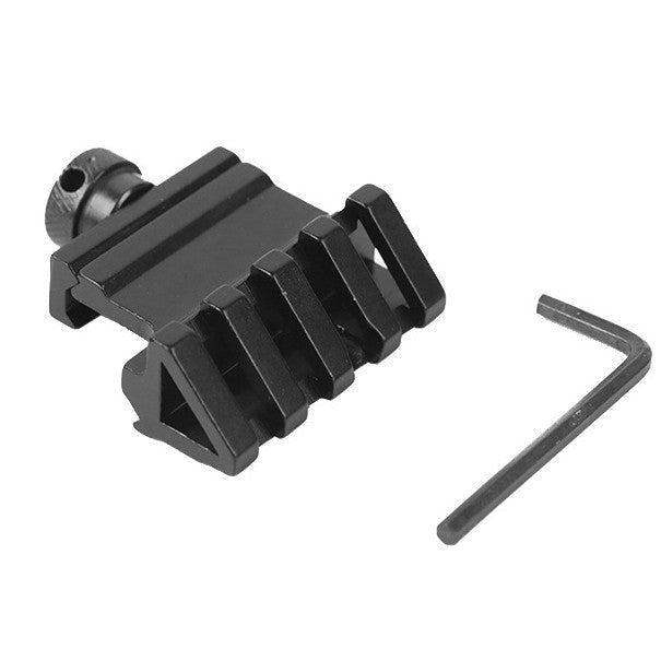 45 Degree Weaver/Picatinny Rail Scope Extended Riser Mount Laser Sight Flat