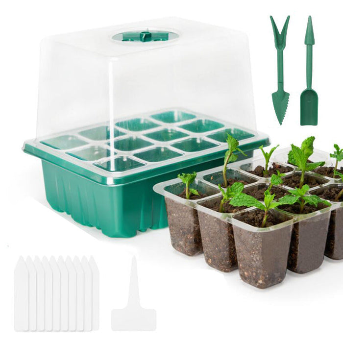 10 Packs Heightened Seed Box Seed Starter Tray Propagator