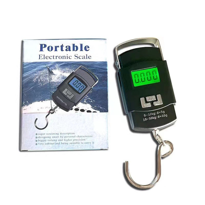 Portable LCD Digital Electronic Fishing Travel Luggage Hanging Weighing Scale