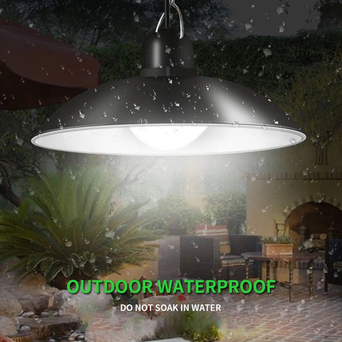 Double Head Solar Pendant Light