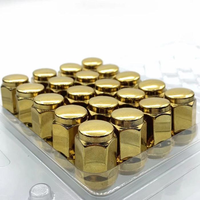 20PCS Wheel Nuts M12x1.5 - Gold