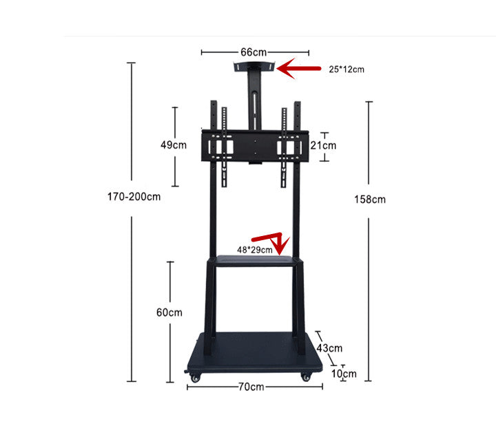 TV Floor Stand for 32-75 inch