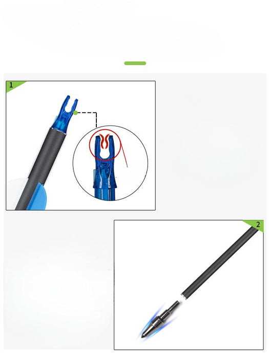 Carbon Arrows 12pcs