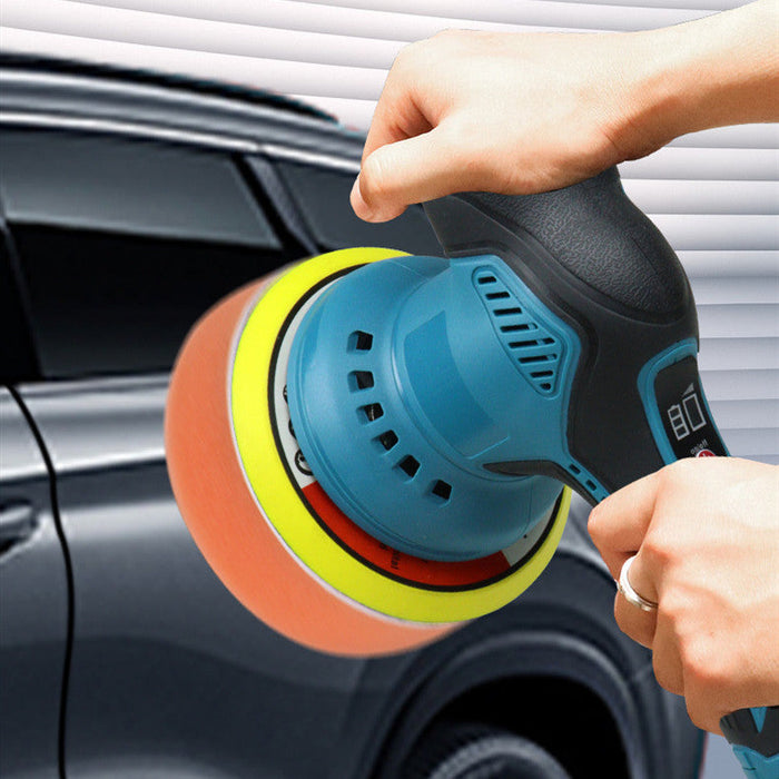 Cordless Rotary Car Polisher for Makita 18V Battery 8-Speed 500W Buffer