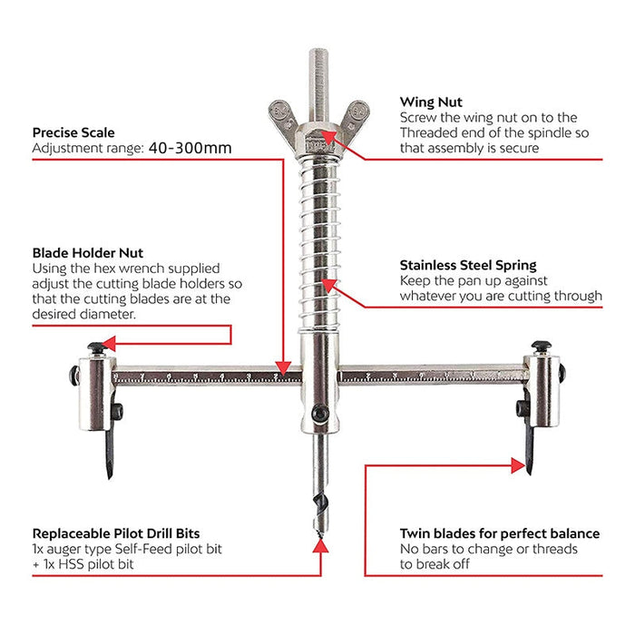 Hole Saw Kit Set