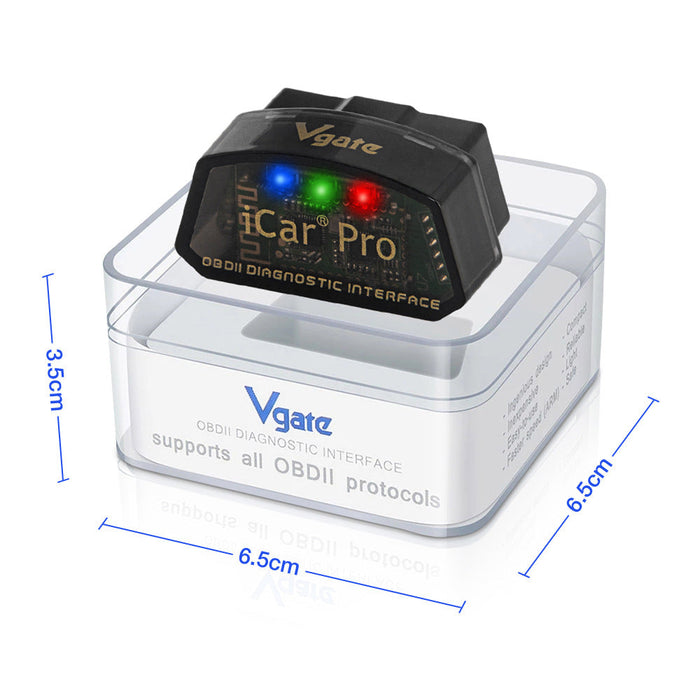 Vgate iCar Pro Bluetooth 4.0 OBD2 Code Scanner ELM327 V2.2 Diagnostic Scanner