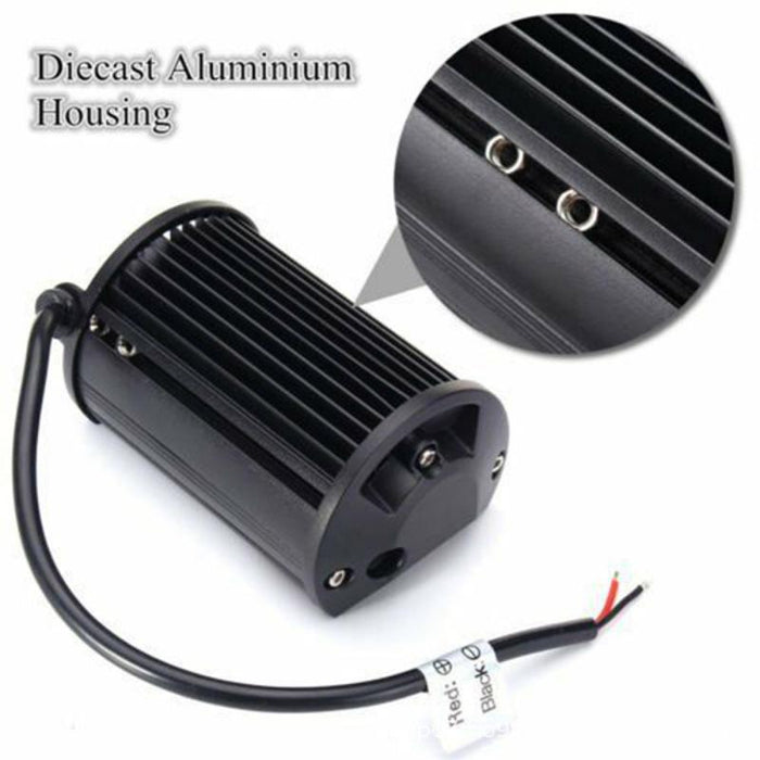 72W LED Work Light Bar Flood Lights 2 Pack for 4WD, Truck & SUV
