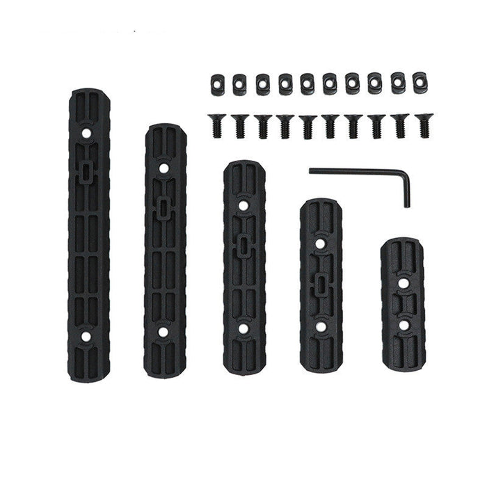 1 Set Rail Section M-Lok Weaver Picatinny Rail Adapter Extend Rail 13 Slot VIC
