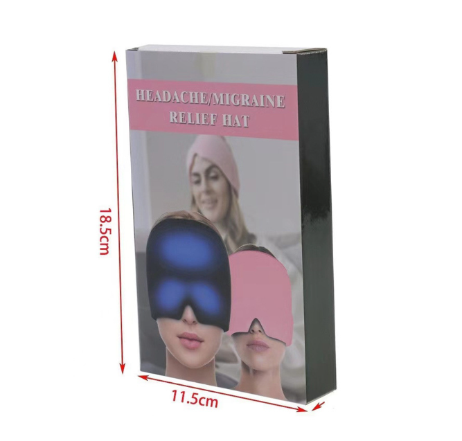 Reusable Cooling Cap Hat Ice Cooling Head Wrap 360°