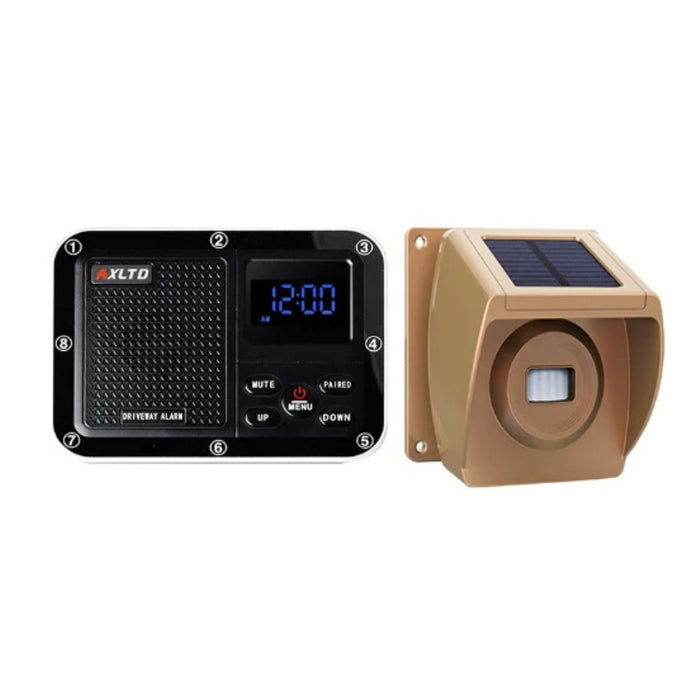 Solar Motion Sensor Driveway Alert System