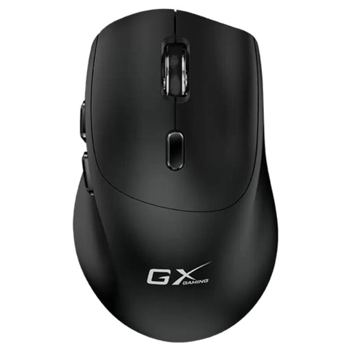 Black gaming mouse with GX Gaming logo on a white background