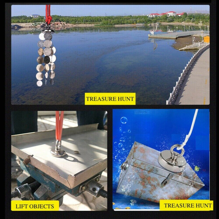 250kg Salvage Recovery Magnet Fishing Kit