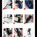 Step-by-step assembly instructions for a scooter with numbered steps.